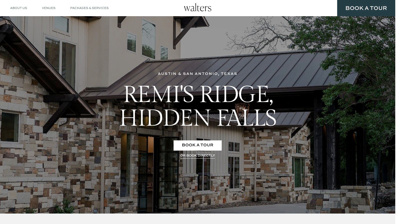 Hidden Falls (Remi's Ridge and Hayes Hollow) – Walters Wedding Estates
