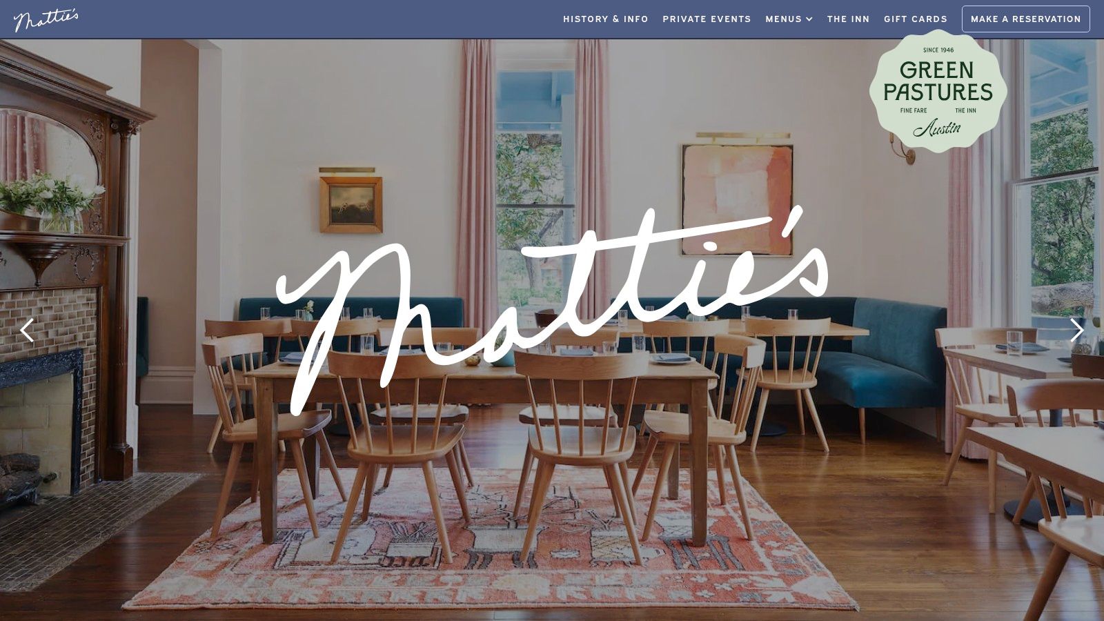 Mattie's at Green Pastures