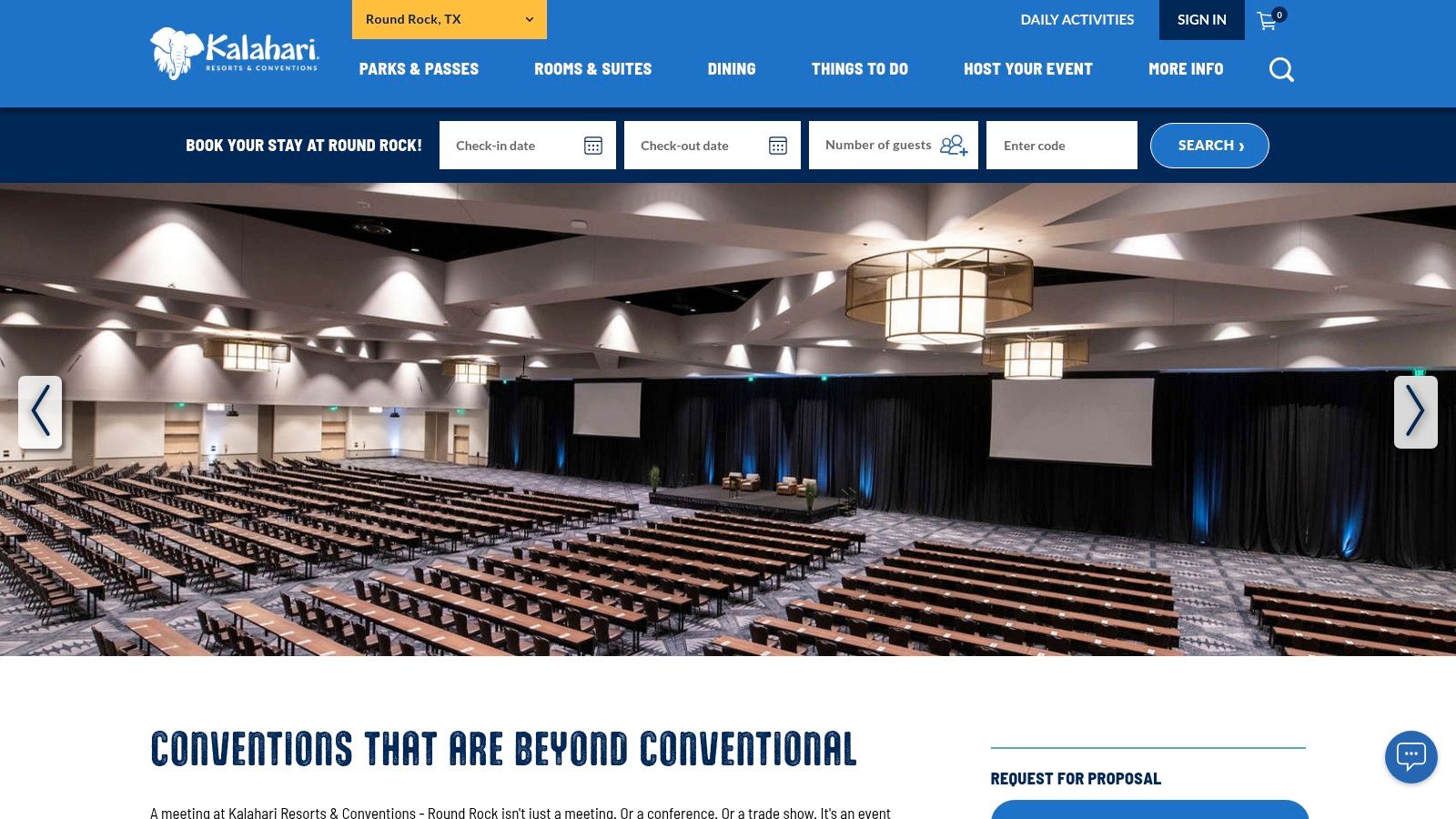 Kalahari Resorts & Conventions – Round Rock