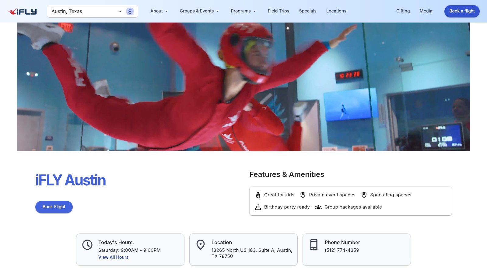 iFLY Austin (North Austin)