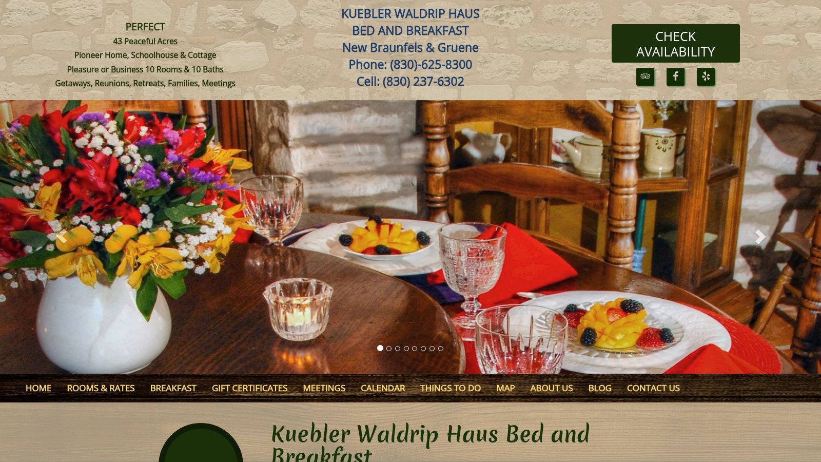 Kuebler Waldrip Haus Bed & Breakfast