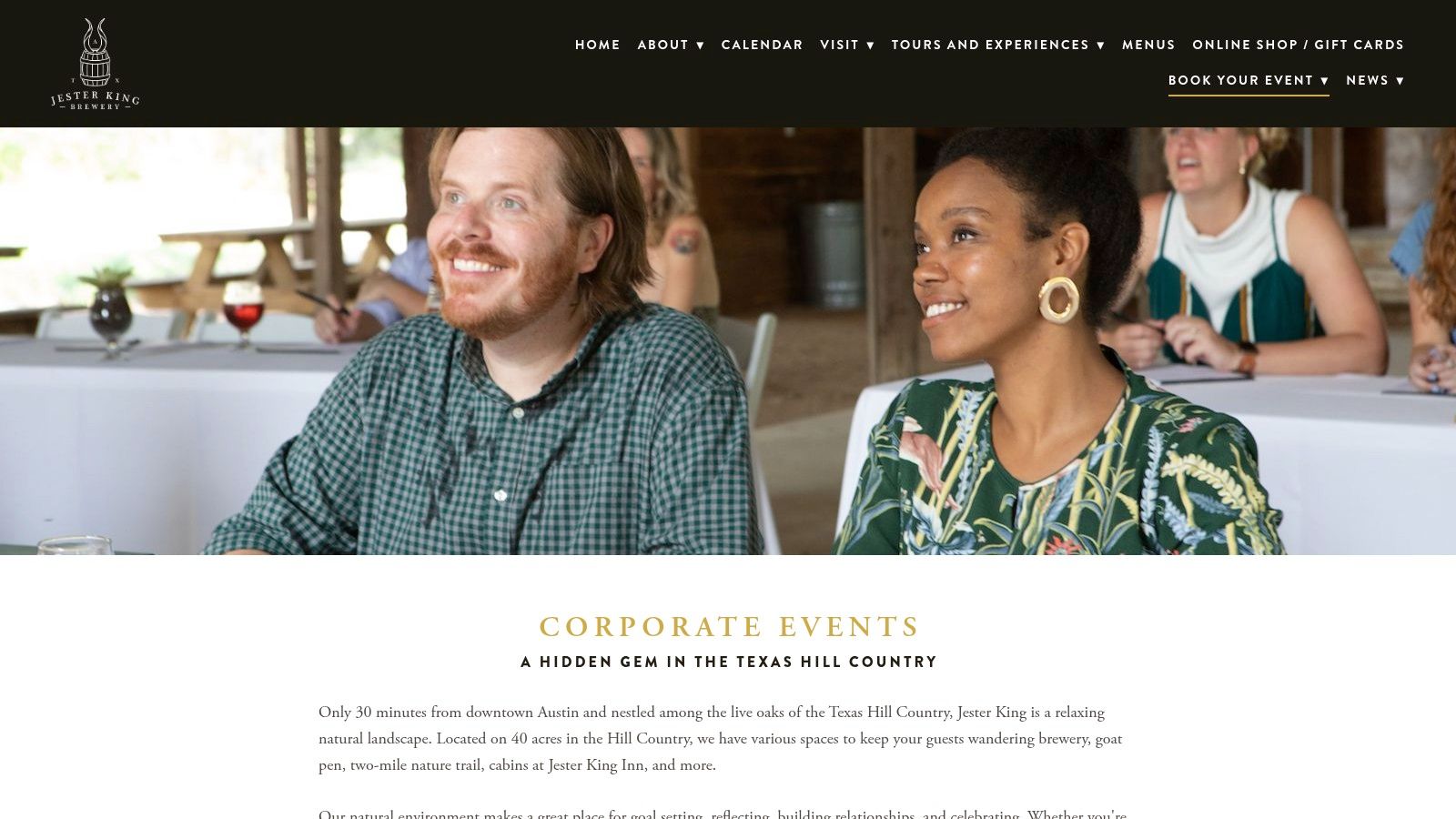 Jester King Brewery Event Hall and Grounds