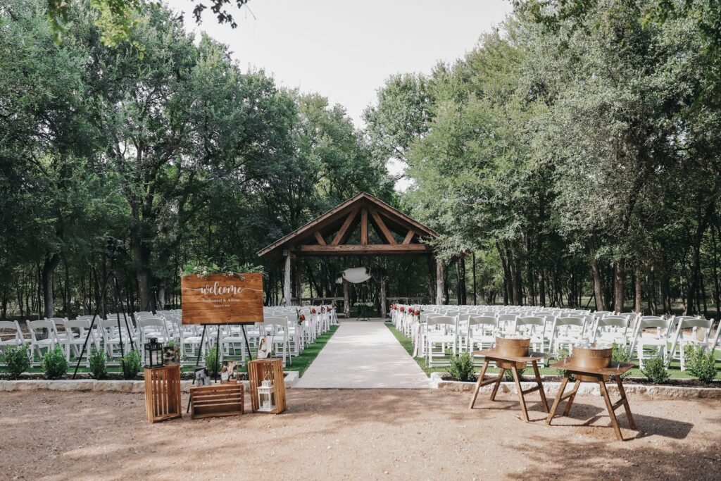 Redbud Hall at Texas Old Town in Kyle, Texas