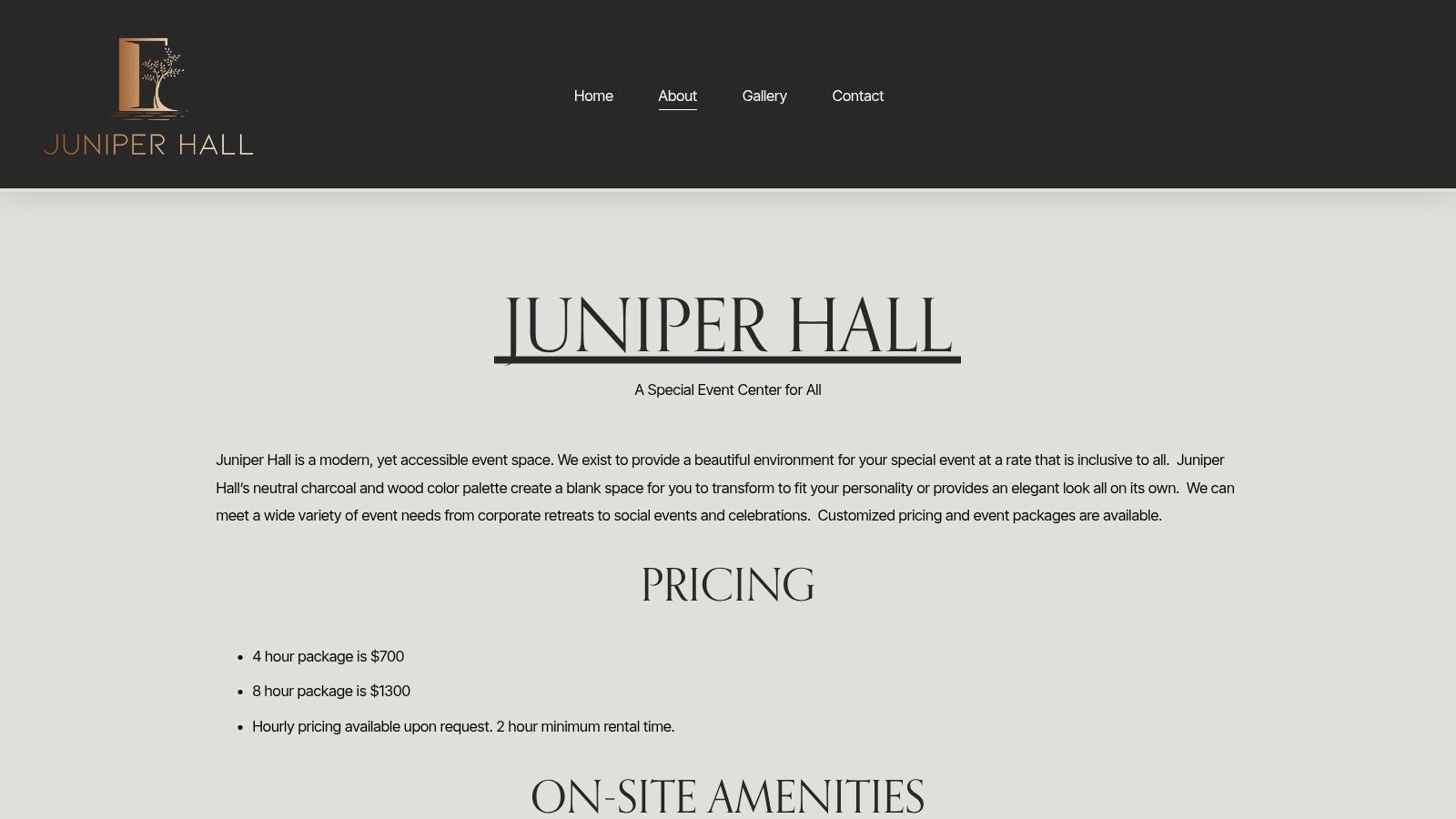 Juniper Hall in North Austin
