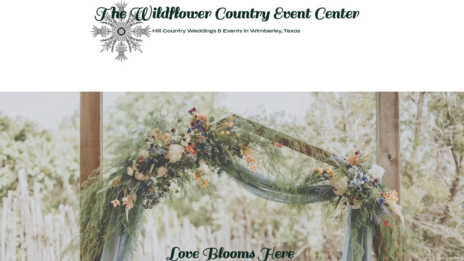 Wildflower Country Event Center near San Marcos and Wimberley